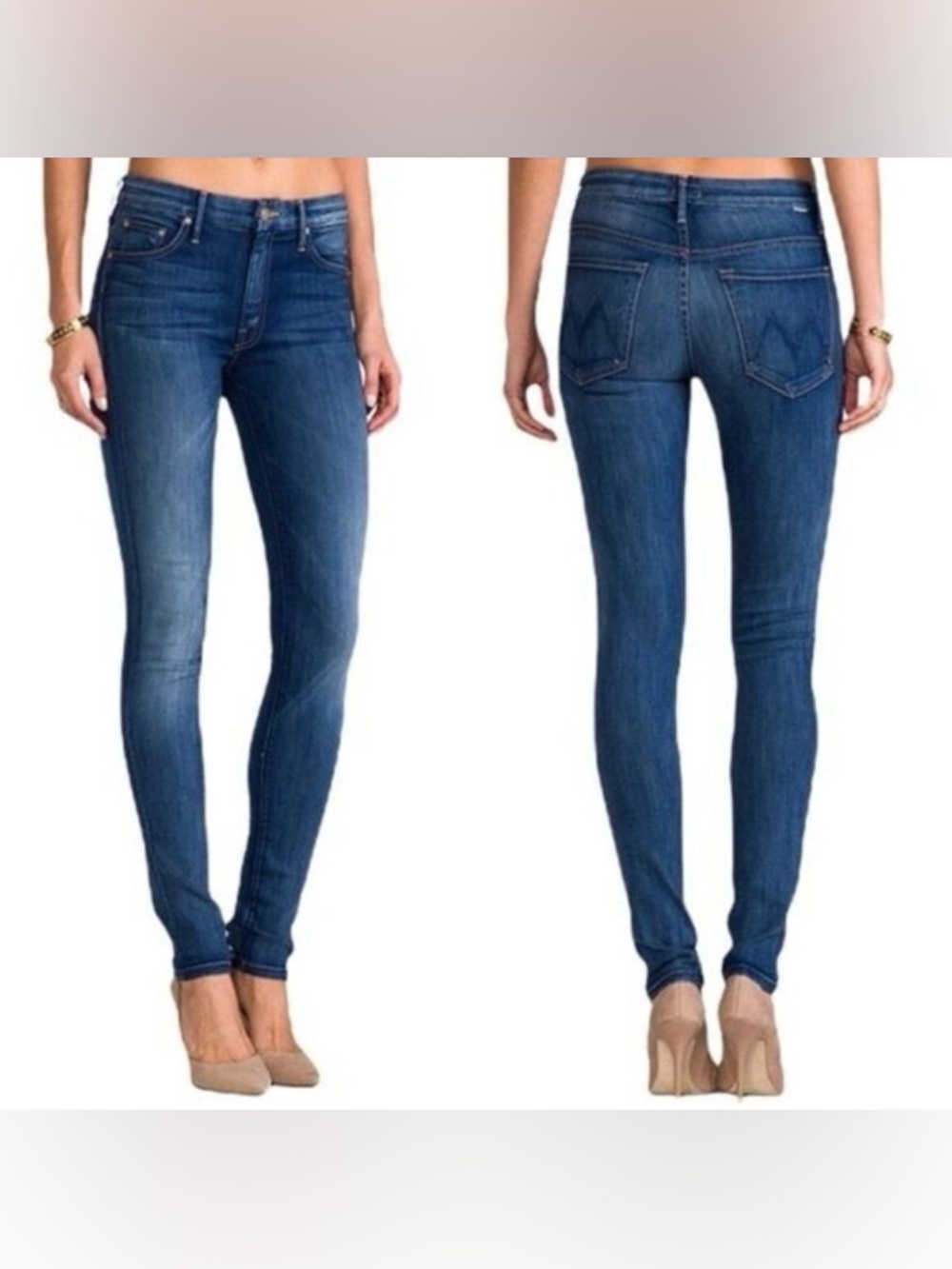 MOTHER. High Waisted Looker in Devil in a Blue Suit. Size 25.